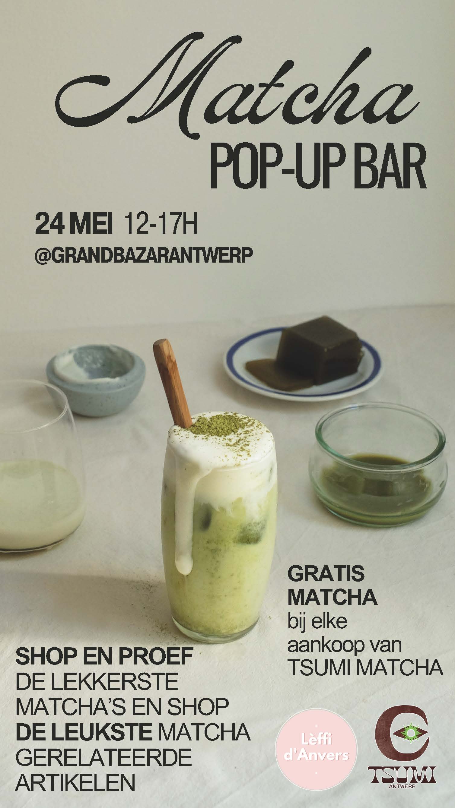 Matcha pop-up bar